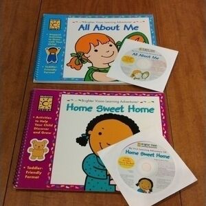 BRIGHTER vision learning adventure books. New.